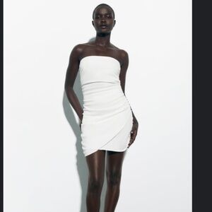 Draped Mini Dress Zara
